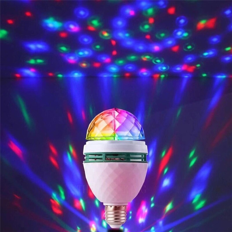 Lampe Rotative Intelligente Boule Magique LED, Flash de Scène KTV