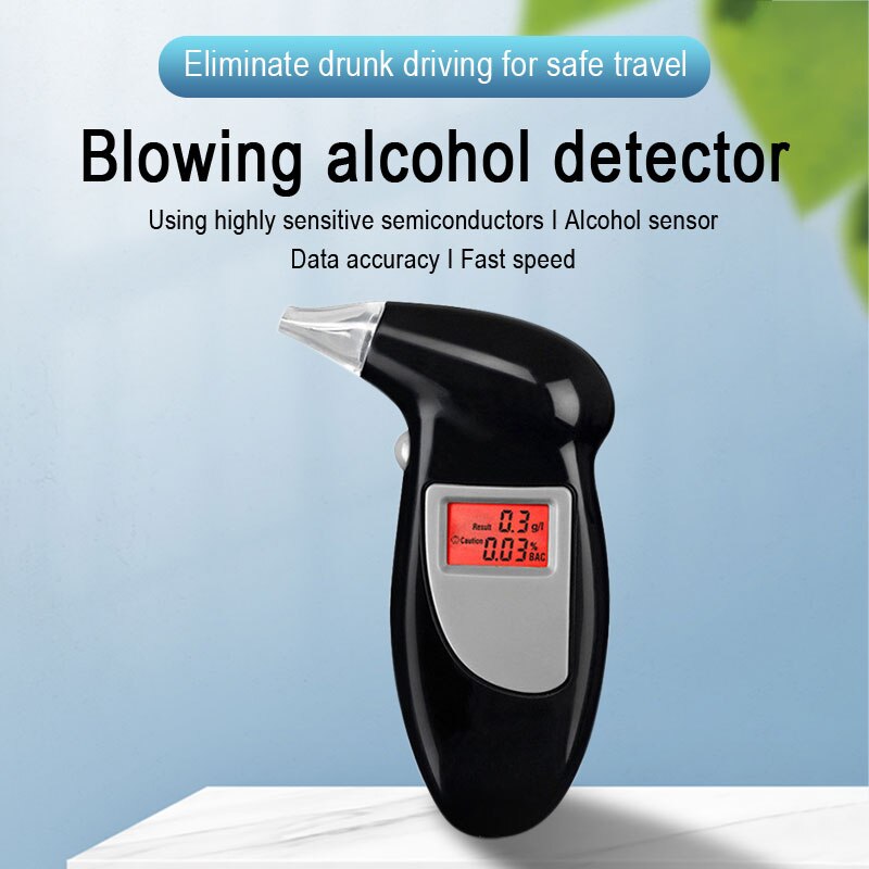 Éthylomètre portable à bec d'oiseaux pour véhicule, affichage numérique  soufflant, détecteur pour véhicule, alcootest à cliquetis – AZDAY