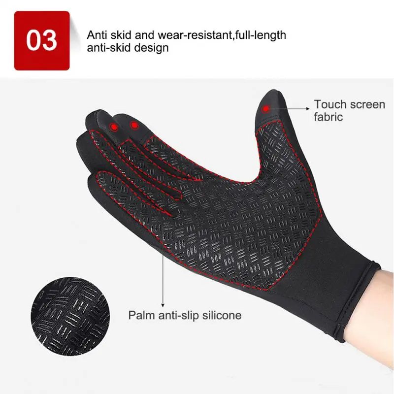 Gants Hiver Chauds à Ecran Tactile pour Hommes Femmes, Gants de